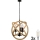 LED Luster na lancu ROPE GLOBO 3xE14/4,3W/230V