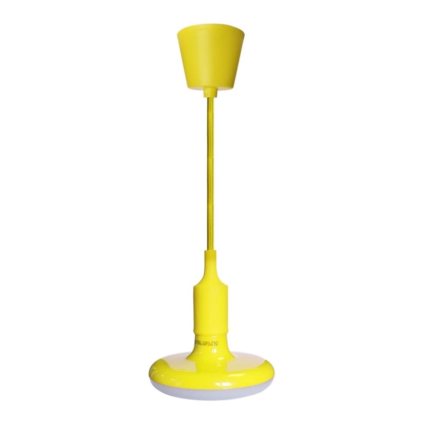 LED luster na sajli 1xE27/15W/230V 6000K žuta