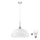 LED luster na sajli 1xE27/60W/230V bela
