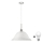 LED luster na sajli 1xE27/60W/230V bela