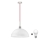 LED luster na sajli 1xE27/60W/230V bela