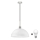 LED luster na sajli 1xE27/60W/230V bela