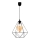 LED luster na sajli ALAMBRE 1xE27/4W/230V crno
