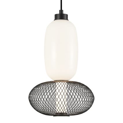 LED luster na sajli ARAME LED/15W/230V pr. 22 cm crno
