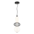 LED luster na sajli ARAME LED/23W/230V pr. 22 cm crno