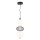 LED luster na sajli ARAME LED/23W/230V pr. 22 cm crno