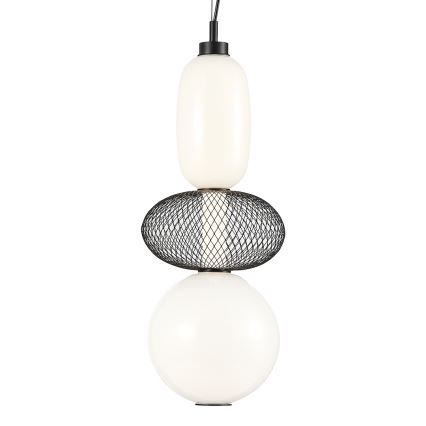 LED luster na sajli ARAME LED/23W/230V pr. 22 cm crno