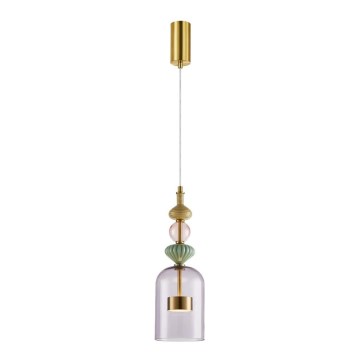 LED luster na sajli ARTE LED/12W/230V pr. 13 cm mesing