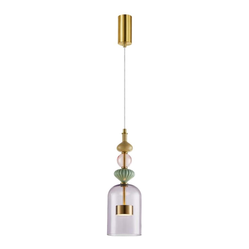 LED luster na sajli ARTE LED/12W/230V pr. 13 cm mesing