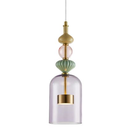 LED luster na sajli ARTE LED/12W/230V pr. 13 cm mesing