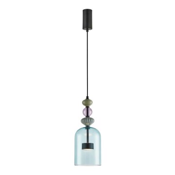 LED luster na sajli ARTE LED/12W/230V pr. 16 cm crno