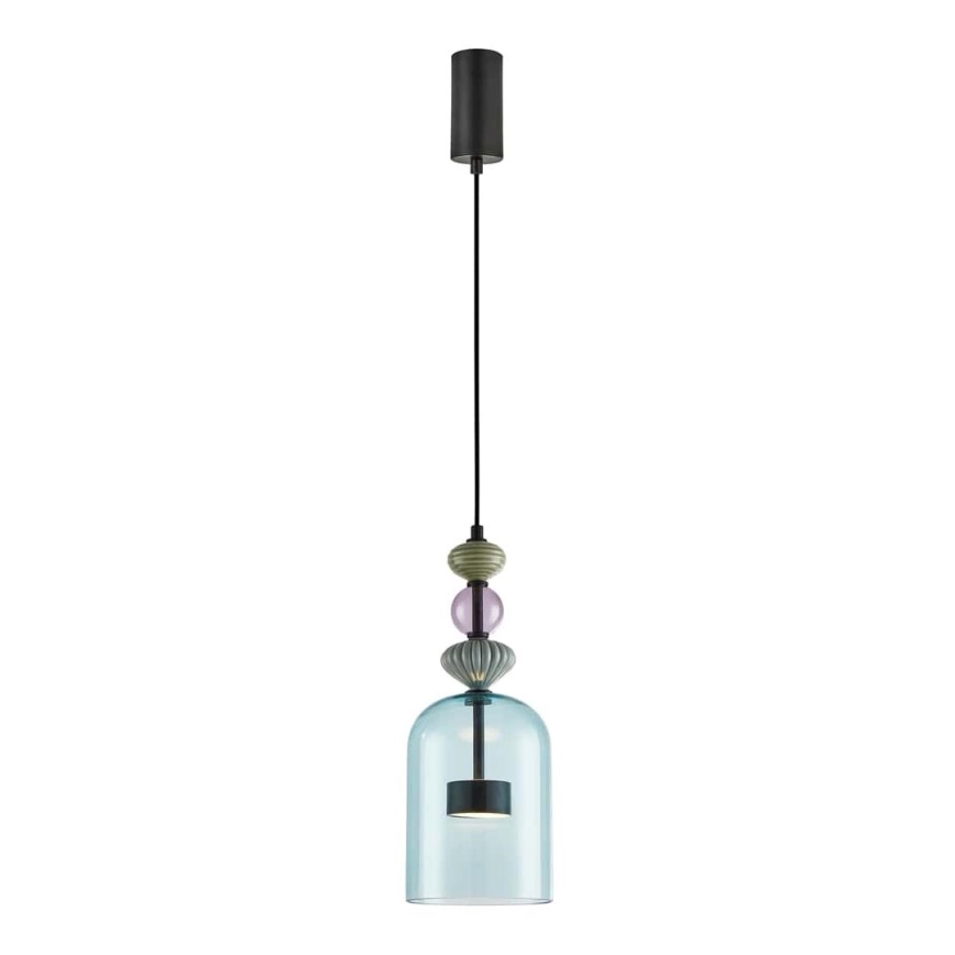 LED luster na sajli ARTE LED/12W/230V pr. 16 cm crno