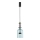 LED luster na sajli ARTE LED/12W/230V pr. 16 cm crno