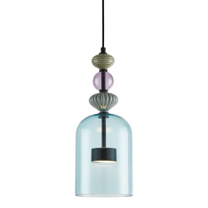 LED luster na sajli ARTE LED/12W/230V pr. 16 cm crno