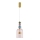 LED luster na sajli ARTE LED/12W/230V pr. 16 cm mesing