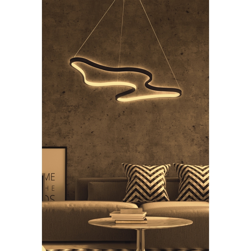 LED luster na sajli ARTISAN LED/36W/230V 4000K crna