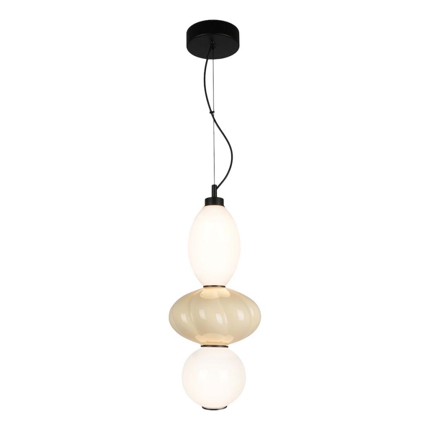 LED luster na sajli ASCOLI LED/18W/230V pr. 20 cm bež