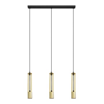 LED luster na sajli BARS 3xGU10/4,8W/230V zlatna