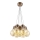 LED luster na sajli BULBS LED/30W/230V bronzana