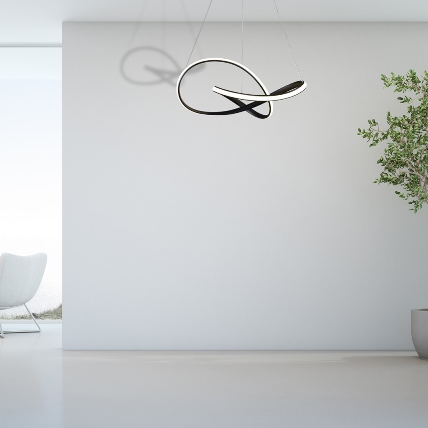 LED luster na sajli CAPPIO LED/36W/230V crno