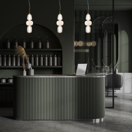 LED luster na sajli CARO LED/28W/230V zlatan