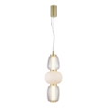 LED luster na sajli CARO LED/28W/230V zlatna