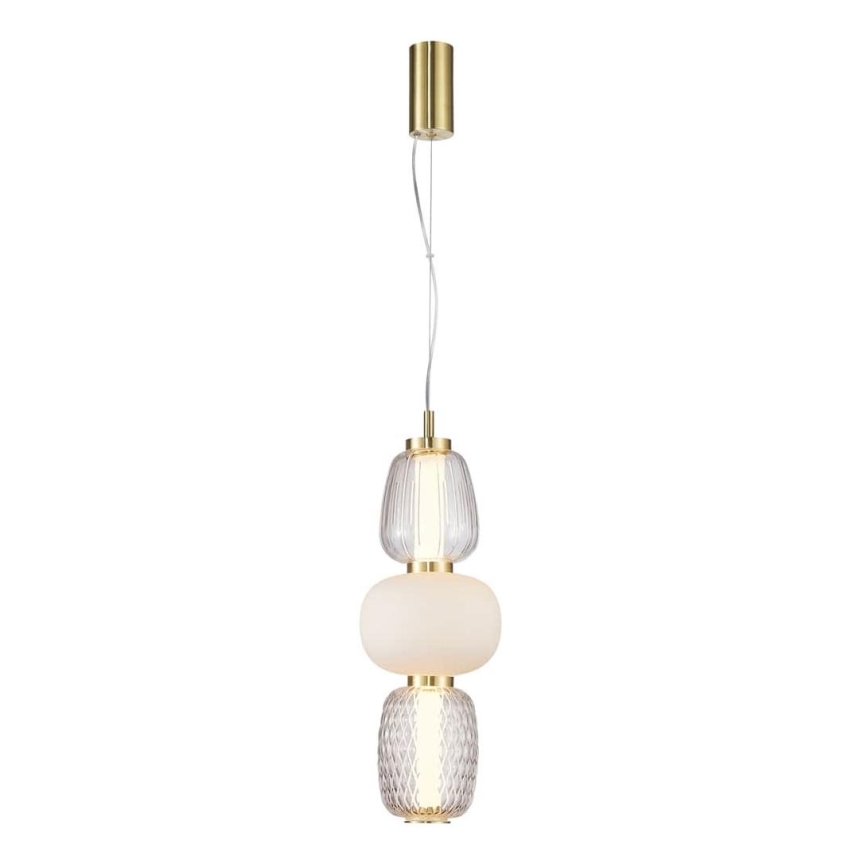 LED luster na sajli CARO LED/28W/230V zlatna