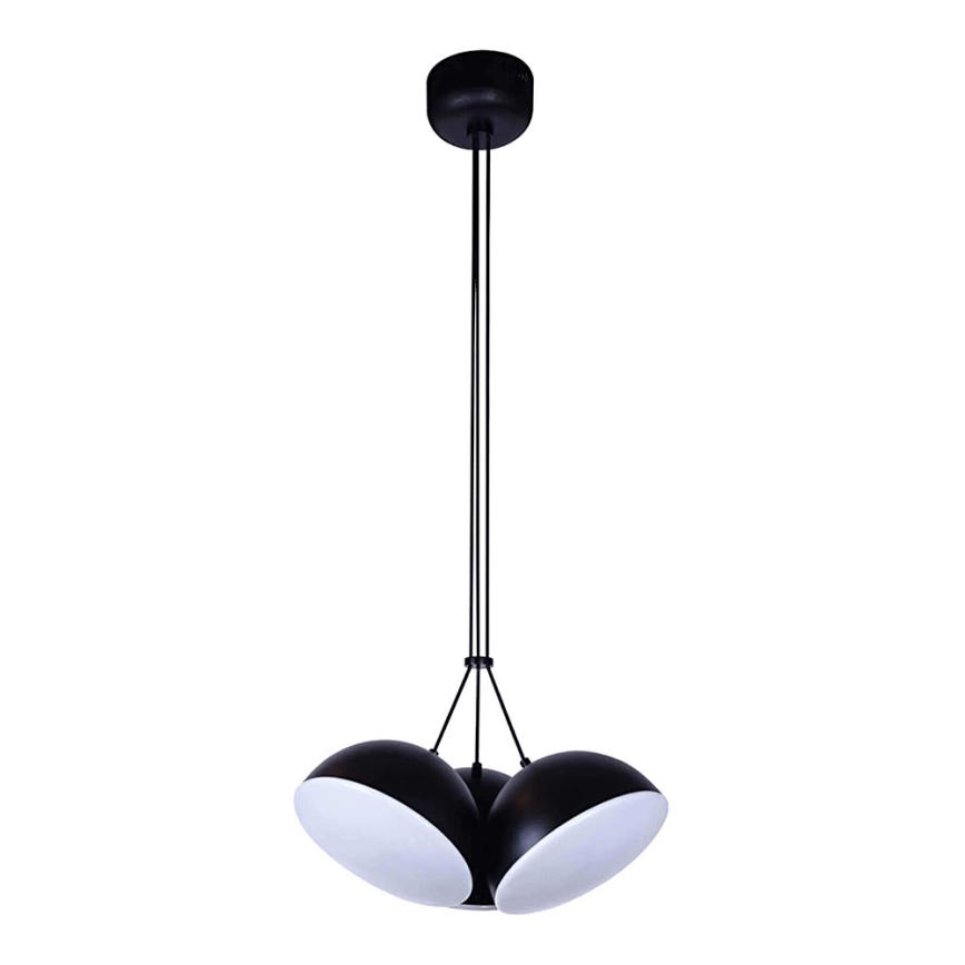 LED luster na sajli CROWD 3xLED/20W/230V crno