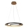 LED luster na sajli CRYPTIC LED/45W/230V crno/zlatna