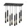 LED luster na sajli DALLAS 8xGU10/3W/230V
