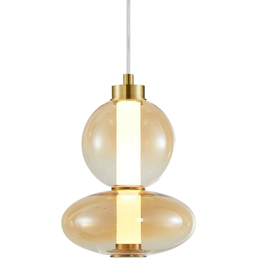 LED luster na sajli DAPHNE LED/12W/230V zlatna