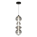 LED luster na sajli DAPHNE LED/36W/230V sivo