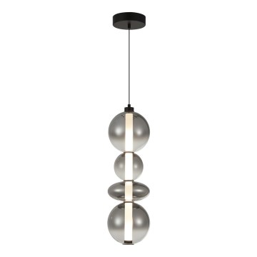 LED luster na sajli DAPHNE LED/36W/230V sivo