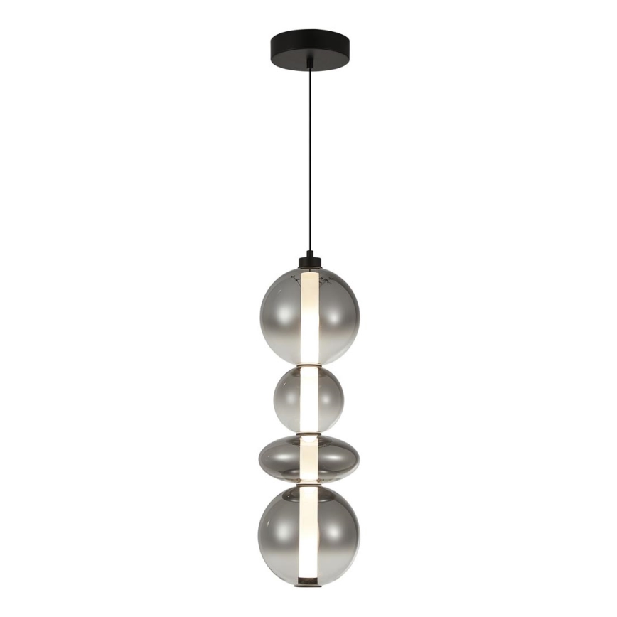 LED luster na sajli DAPHNE LED/36W/230V sivo