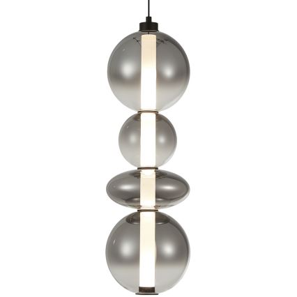 LED luster na sajli DAPHNE LED/36W/230V sivo