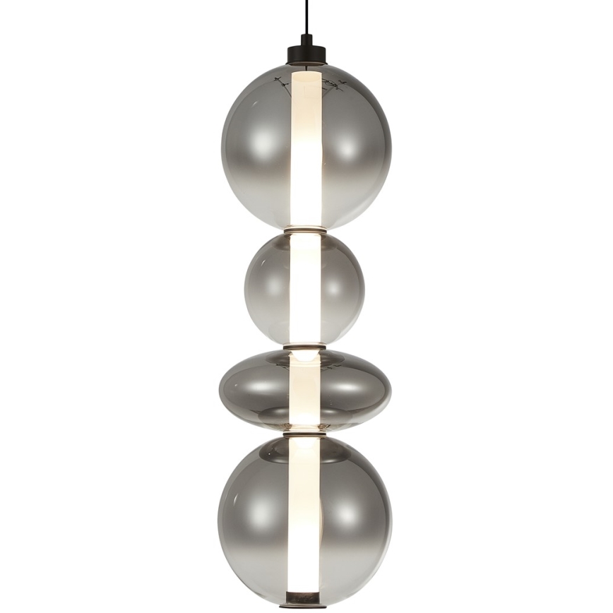 LED luster na sajli DAPHNE LED/36W/230V sivo