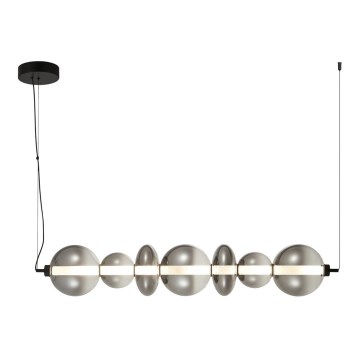 LED luster na sajli DAPHNE LED/40W/230V sivo