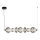 LED luster na sajli DAPHNE LED/40W/230V sivo