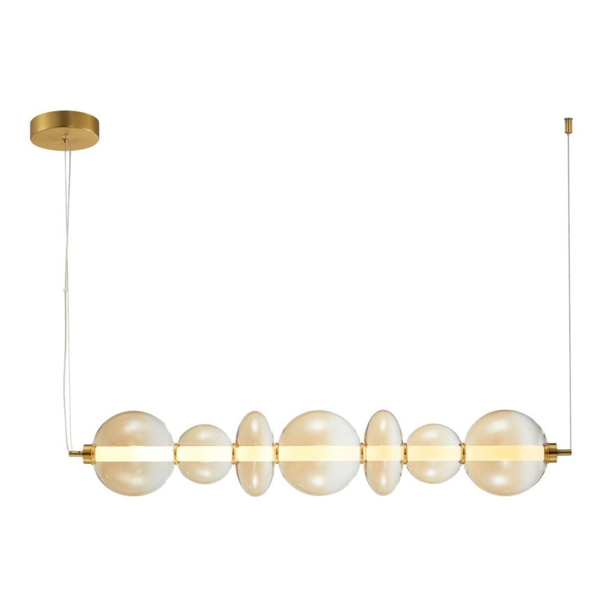 LED luster na sajli DAPHNE LED/40W/230V zlatna