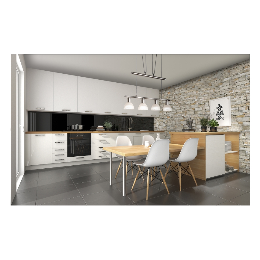 LED luster na sajli DAYTONA 4xE14/5W/230V 3000K sjajni hrom