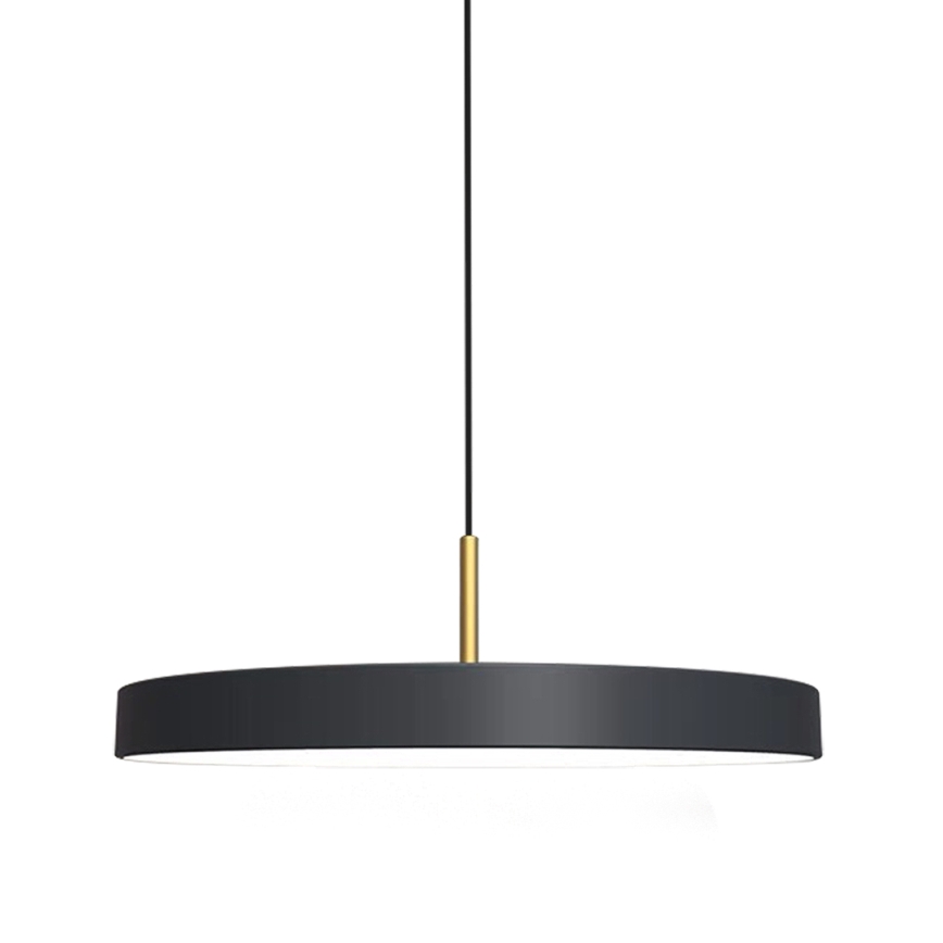 LED luster na sajli DISC LED/38W/230V pr. 45 cm crno