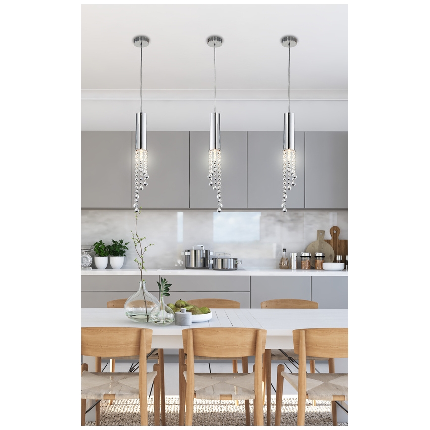 LED luster na sajli DUERO LED/3W/230V