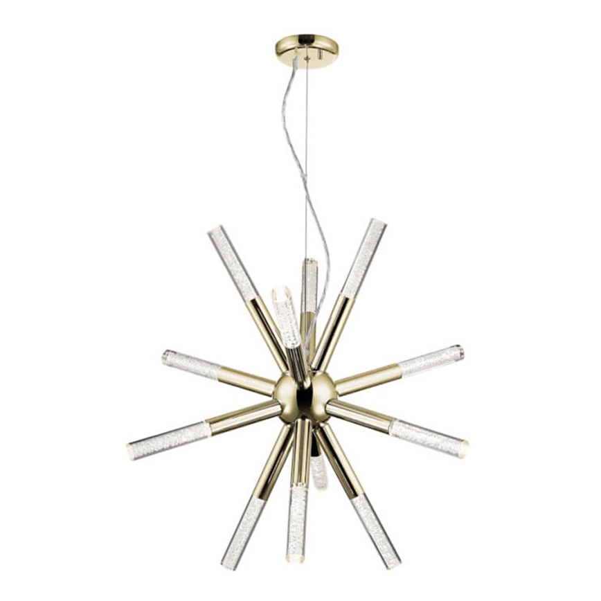 LED luster na sajli EIRENE 12xLED/5W/230V zlatna