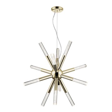 LED luster na sajli EIRENE 12xLED/5W/230V zlatni