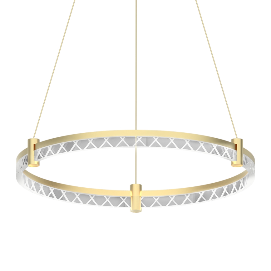 LED luster na sajli ELEGANCE LED/36W/230V pr. 60 cm zlatna