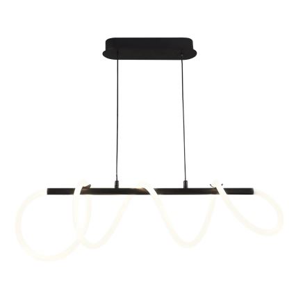 LED luster na sajli EMMA LED/38W/230V crno