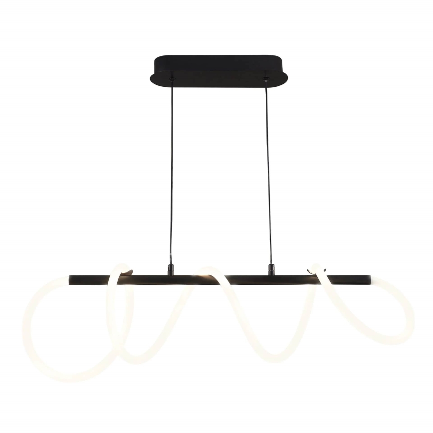 LED luster na sajli EMMA LED/38W/230V crno