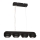 LED luster na sajli FLARE 4xLED/10W/230V crno