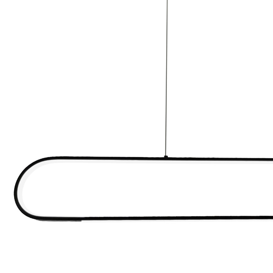 LED luster na sajli FRAME LED/42W/230V crno