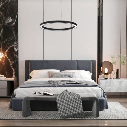 LED luster na sajli GALAXIA LED/26W/230V crno